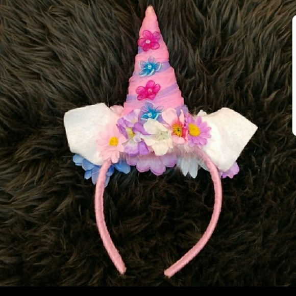 Unicorn Flower Rhinestone Rave Bra - Picture 4 of 4